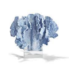 Blue Coral Sculpture